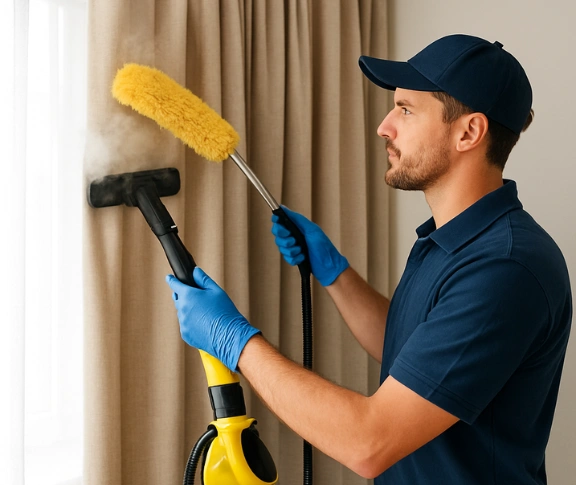 Trusted blind cleaning technician Matty Curtain Cleaning drumcondra-vic QLD