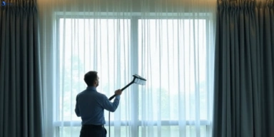 Commercial curtain steam cleaning service drumcondra-vic hotels offices